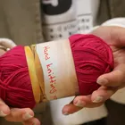 Yarn Cotton Crochet Yarn Dyed Crochet Yarn Cotton Hand Knitting Blended Nylon Wool Blended Yarn
