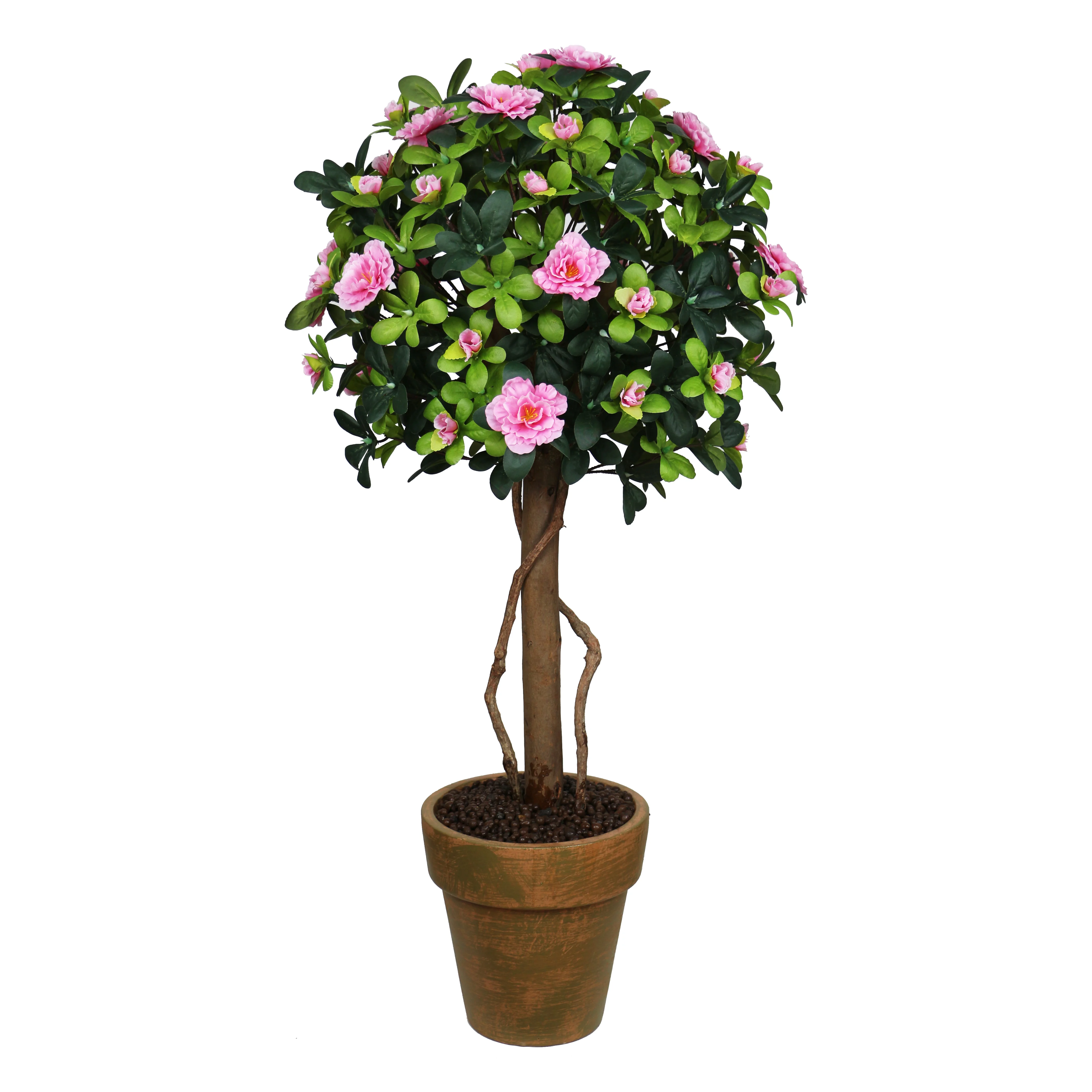 Factory Wholesale 92cm Artificial Flower Topiary Artificial Azalea, Natural color
Factory Wholesale 92cm Artificial Flower Topiary Artificial Azalea, Natural color