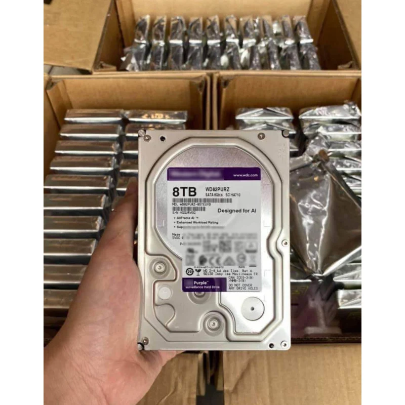 Original WD82PURZ HDD hard disk drive 8TB WD84PURZ Surveillance Class purple HDD special for Digital in stock
Original WD82PURZ HDD hard disk drive 8TB WD84PURZ Surveillance Class purple HDD special for Digital in stock