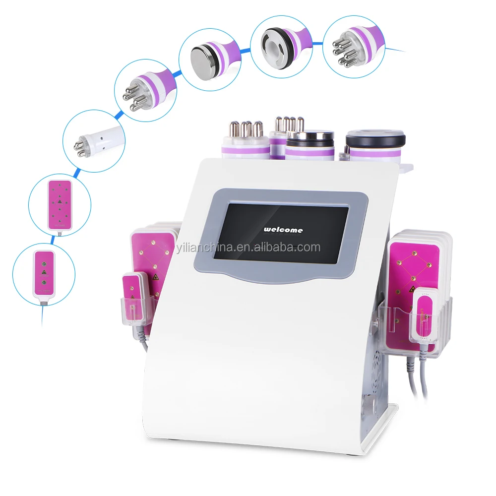6 In 1 40k Ultrasonic liposuction Cavitation 8 Pads Laser Vacuum RF Skin Care Salon Spa Slimming Machine & Beauty Equipment
6 In 1 40k Ultrasonic liposuction Cavitation 8 Pads Laser Vacuum RF Skin Care Salon Spa Slimming Machine & Beauty Equipment