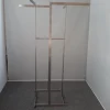 4-Way garment rack w/ Straight Arms - Square Tubing - Rectangle Arms