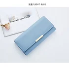 FASHION WOMEN WALLET SIMPLE BOW COIN PURSE ZIPPER LONG LADIES HAND BAG CARD HOLDER