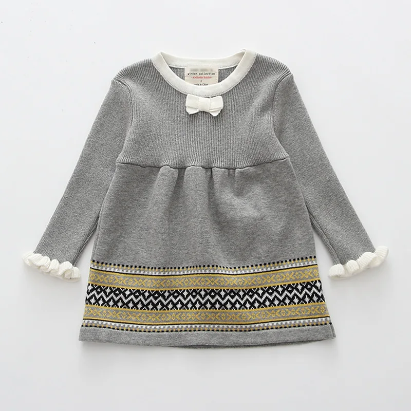 Autumn and winter kids toddler knit dress princess jacquard baby dress sweater for girls
Autumn and winter kids toddler knit dress princess jacquard baby dress sweater for girls