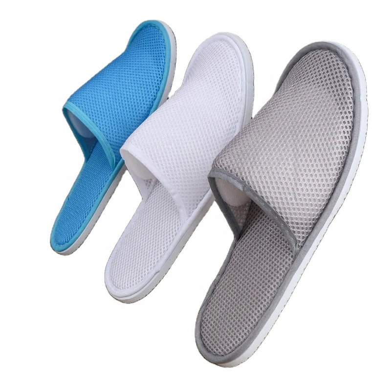 Custom Personalized Breathable Sandwich Air Mesh Washable Reusable Travel Hotel Bathroom SPA Guest Slippers For Unisex
Custom Personalized Breathable Sandwich Air Mesh Washable Reusable Travel Hotel Bathroom SPA Guest Slippers For Unisex