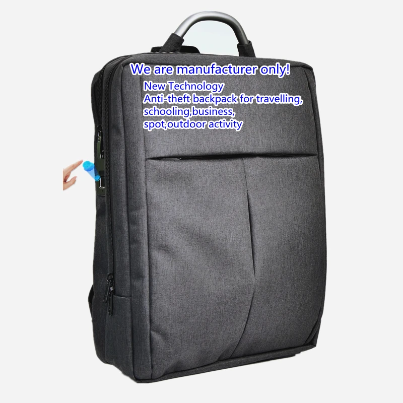 Drop shipping Gray Anti theft backpack with fingerprint lock backpacksolddesigner backpacks famous brands, Black/gray
Drop shipping Gray Anti theft backpack with fingerprint lock backpacksolddesigner backpacks famous brands, Black/gray
