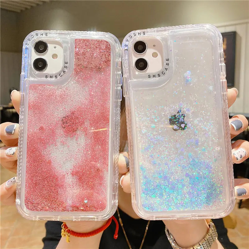 Glitter Sequins Quicksand Phone Case For iPhone 12 11 Pro Max XR XS Max X 8 7 Plus 12 Mini Transparent Bumper Liquid Back Cover
Glitter Sequins Quicksand Phone Case For iPhone 12 11 Pro Max XR XS Max X 8 7 Plus 12 Mini Transparent Bumper Liquid Back Cover