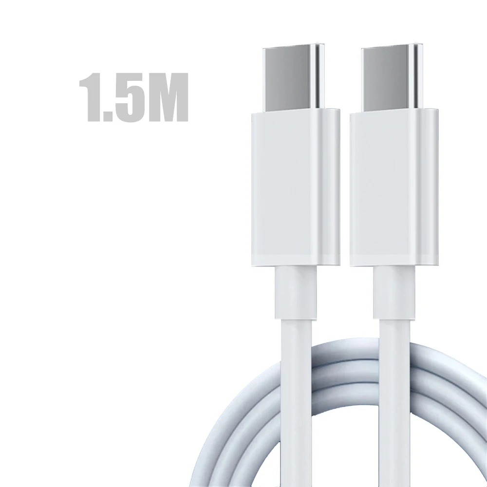 TOP Seller PD 100W 5A 1.5M PVC Type C to USB C Quick Charging Cable Android Mobile Phone Fast Charger Data Cables
TOP Seller PD 100W 5A 1.5M PVC Type C to USB C Quick Charging Cable Android Mobile Phone Fast Charger Data Cables
