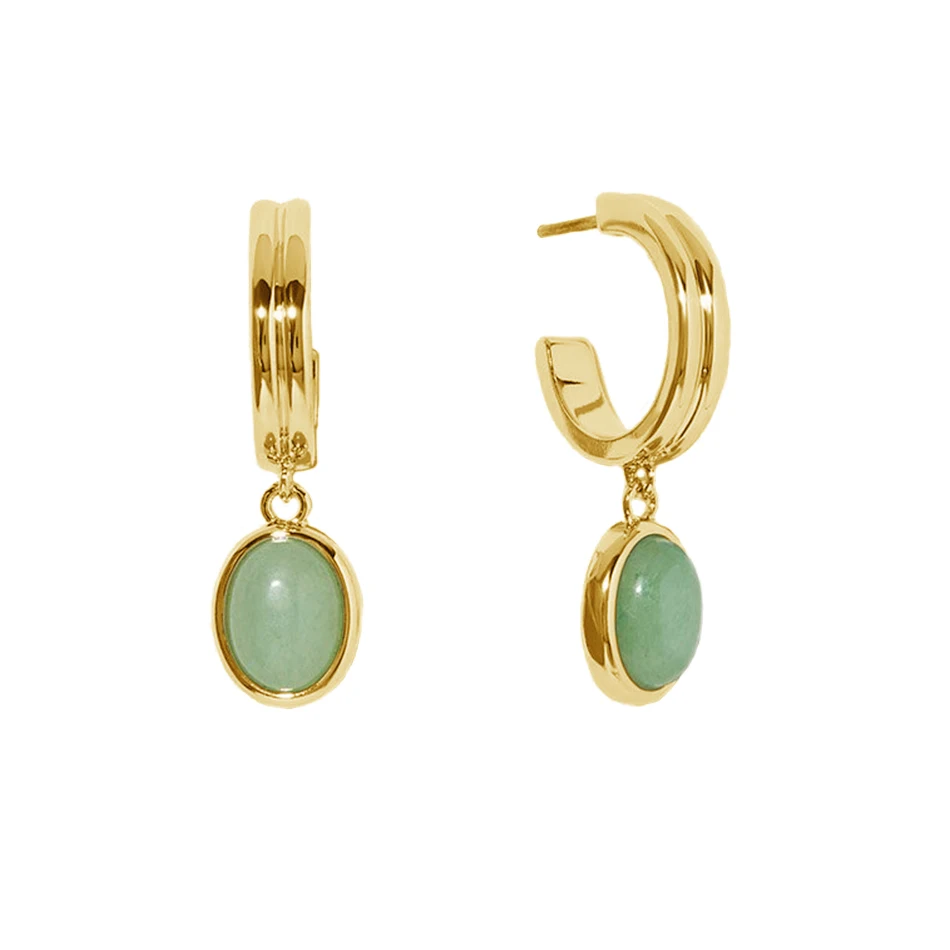 dainty jewelry 925 sterling silver hot 18k gold plated earrings simple special gemstone hoop earrings for women
dainty jewelry 925 sterling silver hot 18k gold plated earrings simple special gemstone hoop earrings for women
