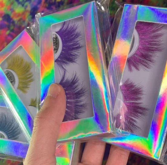 Blue black 100% Siberian Mink Colored 25mm Long Dramatic False Eyelashes 3D Mink Color Lashes
Blue black 100% Siberian Mink Colored 25mm Long Dramatic False Eyelashes 3D Mink Color Lashes