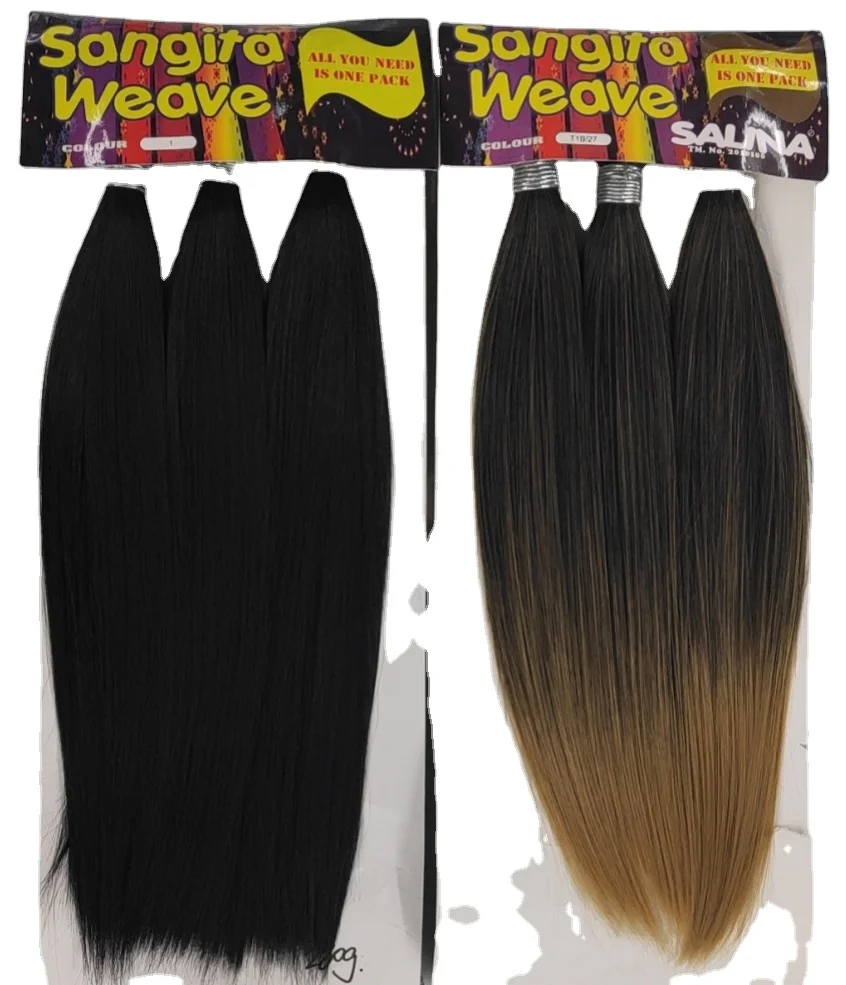 SANGITA WEAVE 100% High temperature fiber 18"18"18" 280gr best synthetic weave hair
SANGITA WEAVE 100% High temperature fiber 18"18"18" 280gr best synthetic weave hair