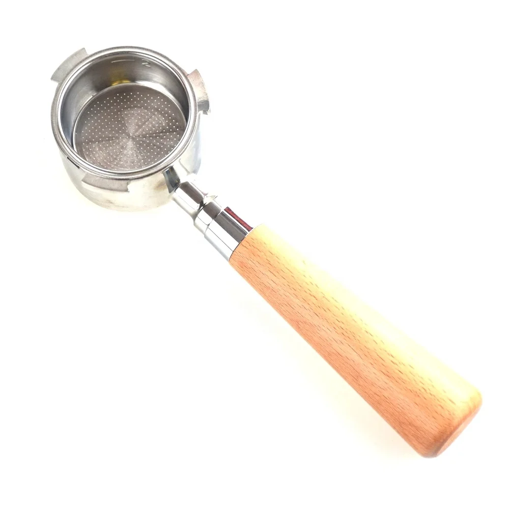 Portafilter Wood Handle Coffee Espresso Bottomless Portafilter for coffee machine, Yellow
Portafilter Wood Handle Coffee Espresso Bottomless Portafilter for coffee machine, Yellow