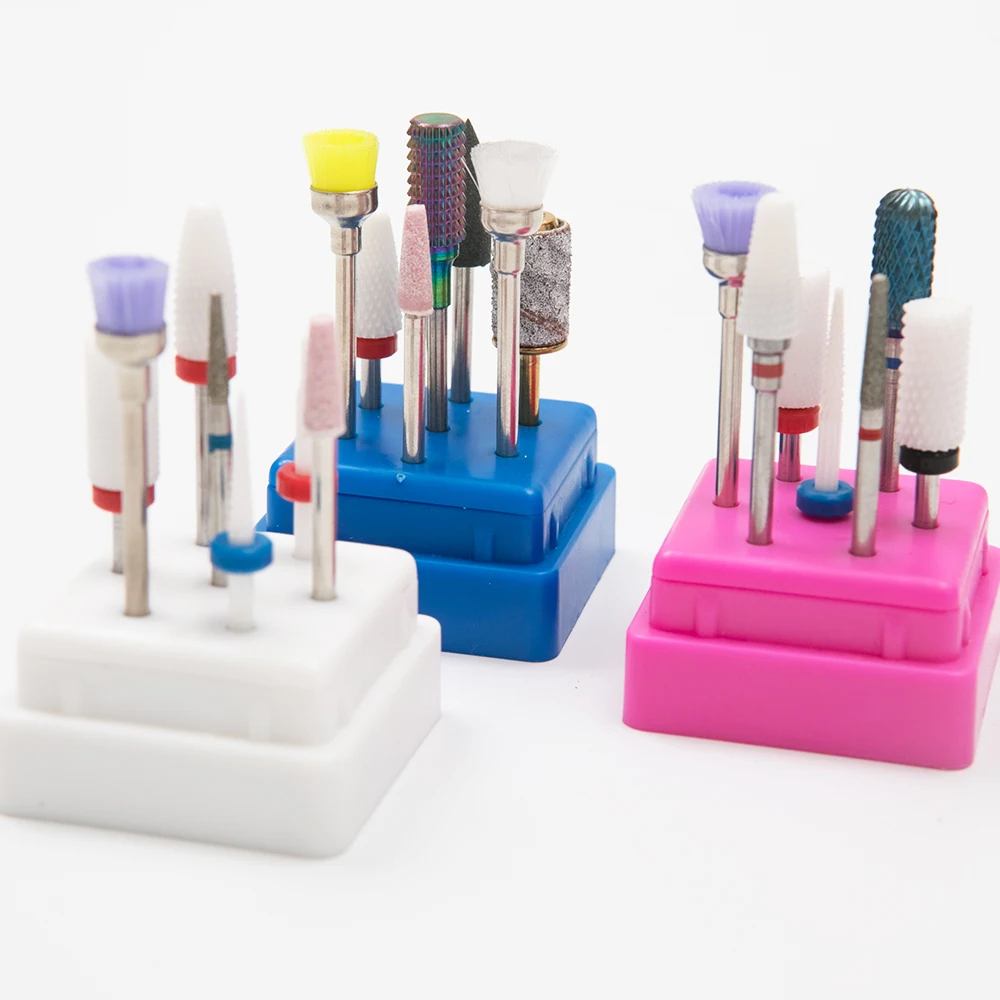 Factory Hot Selling Nail Bit Kit Tungsten Steel Drill Bits Set, White;pink;yellow;purple;blue;black
Factory Hot Selling Nail Bit Kit Tungsten Steel Drill Bits Set, White;pink;yellow;purple;blue;black