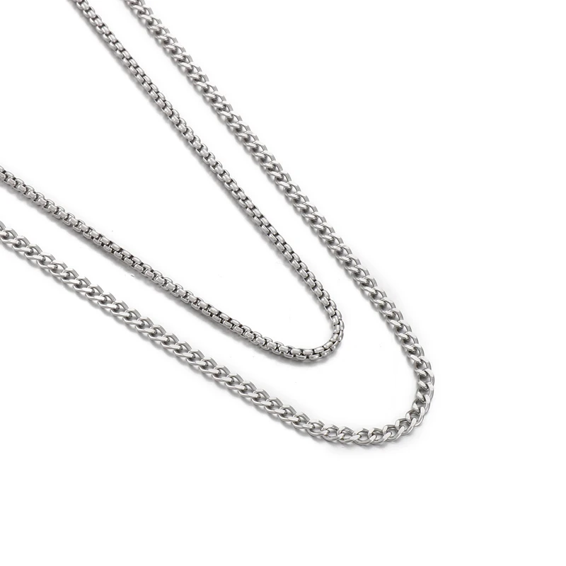 Kalen Fashion Personality Double Collarbone Chains Women Stainless Steel Jewelry Necklace
Kalen Fashion Personality Double Collarbone Chains Women Stainless Steel Jewelry Necklace