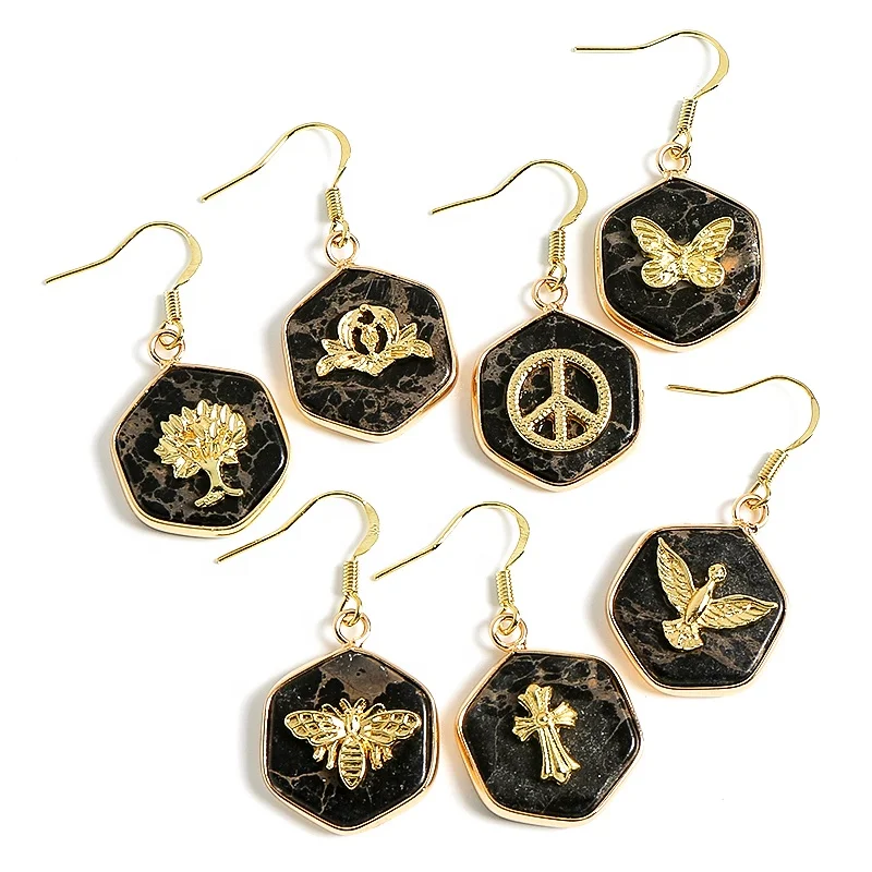 Wholesale Emperor Stone Fashion Tree Of Life Natural Stone Earrings Designer Women Custom Jewelry Earrings
Wholesale Emperor Stone Fashion Tree Of Life Natural Stone Earrings Designer Women Custom Jewelry Earrings