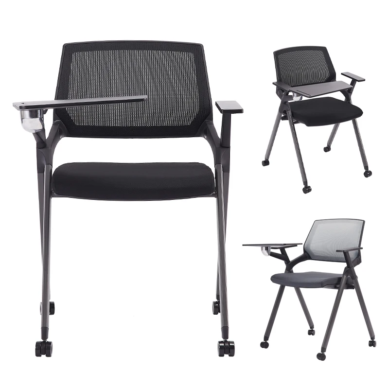 Free Shipping Comfortable Stacking Foldable Visitor Mesh Conference Chair with Tablet
Free Shipping Comfortable Stacking Foldable Visitor Mesh Conference Chair with Tablet
