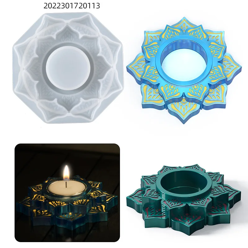 LOVE'N LV579F Diy crystal epoxy resin molds irregular pattern flower candle holder storage silicon mold for desktop decoration
LOVE'N LV579F Diy crystal epoxy resin molds irregular pattern flower candle holder storage silicon mold for desktop decoration