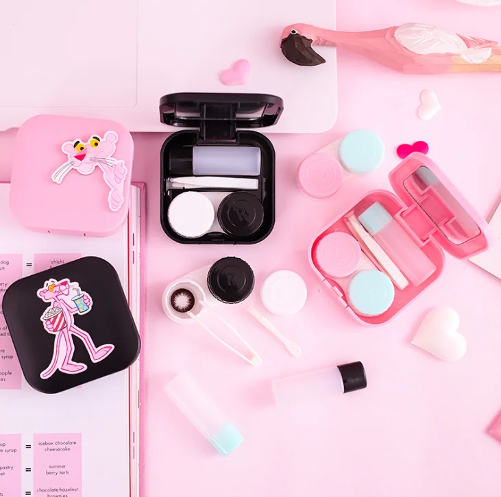 Cute Cartoon Tiger Pattern Pink Color Contact Lens Case Girls Lentes De Contacto De Color, 6 designs
Cute Cartoon Tiger Pattern Pink Color Contact Lens Case Girls Lentes De Contacto De Color, 6 designs