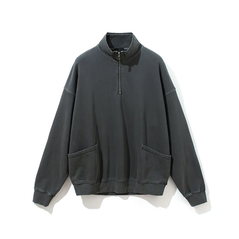 High Street Retro Distressed Frayed Stand-collar Sweater Autumn Drop Shoulder Jacket European and American Retro Style Sweater
High Street Retro Distressed Frayed Stand-collar Sweater Autumn Drop Shoulder Jacket European and American Retro Style Sweater