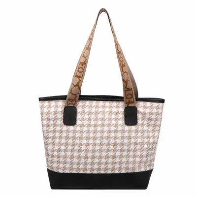 Women's Bag 2021 Autumn/winter New Fashion Trend Color Contrast Handbag Large Capacity with Checked, Customized color
Women's Bag 2021 Autumn/winter New Fashion Trend Color Contrast Handbag Large Capacity with Checked, Customized color