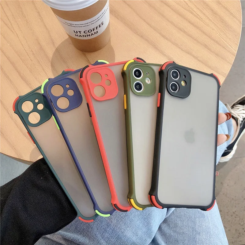 Camera Protection Shockproof Bumper Phone Case For iPhone 11 11Pro Max XR XS Max X 8 7 7 Plus 11Pro Matte Transparent Back Cover
Camera Protection Shockproof Bumper Phone Case For iPhone 11 11Pro Max XR XS Max X 8 7 7 Plus 11Pro Matte Transparent Back Cover