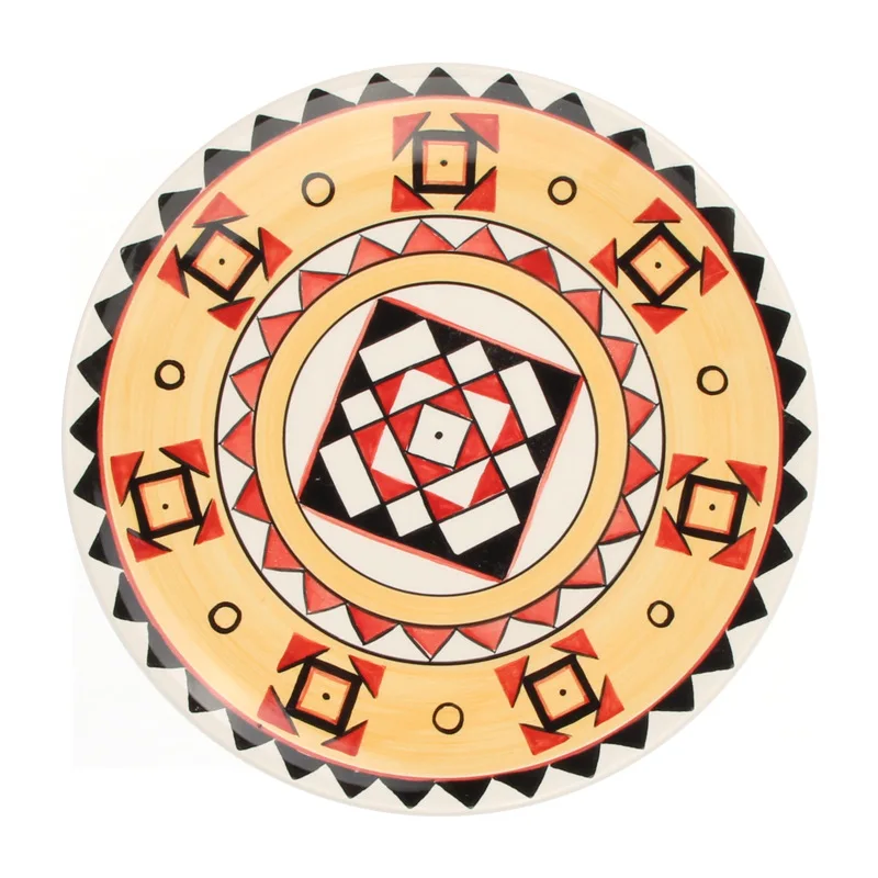 European American-Style Hand-Painted Ceramic Creative Round Western Dish Salad Plate Home Charger Plate Dish Luxury Supplier
European American-Style Hand-Painted Ceramic Creative Round Western Dish Salad Plate Home Charger Plate Dish Luxury Supplier