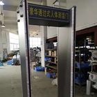 GYM walk through metal detect body temperature measuring instrument