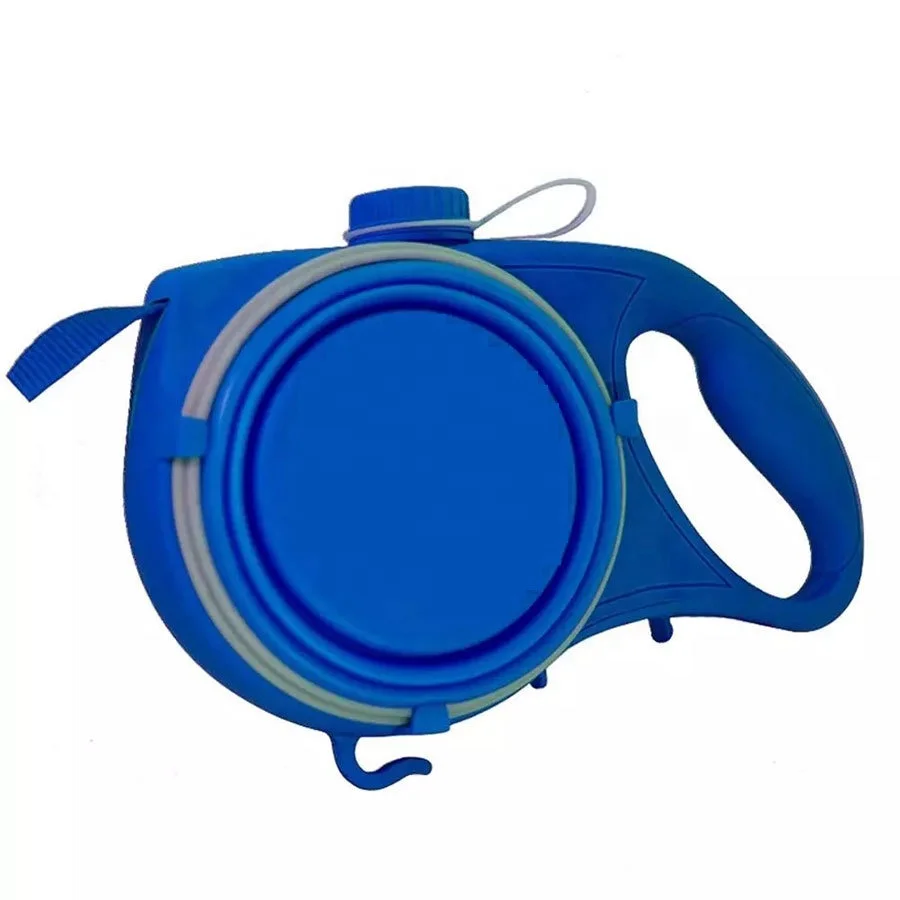Multifunction 4 IN 1 Nylon Pet Leash Bottle Trash Bag Dispenser Portable Dog Leash With Water Bowl, Blue red black
Multifunction 4 IN 1 Nylon Pet Leash Bottle Trash Bag Dispenser Portable Dog Leash With Water Bowl, Blue red black
