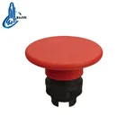 LAY5-ER4 plastic red button mushroom momentary head xb2 mushroom