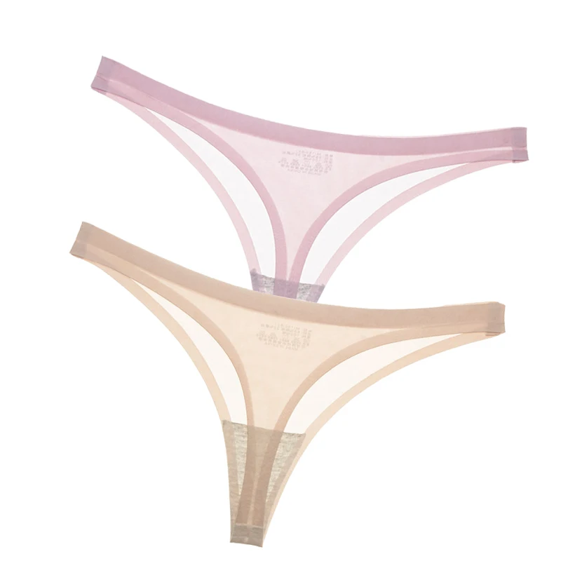 Seamless Women's G-String Ice Silk Underwear Women Nylon Panties Sexy Lace Low-Rise Briefs Breathable Thong Female Lingerie
Seamless Women's G-String Ice Silk Underwear Women Nylon Panties Sexy Lace Low-Rise Briefs Breathable Thong Female Lingerie
