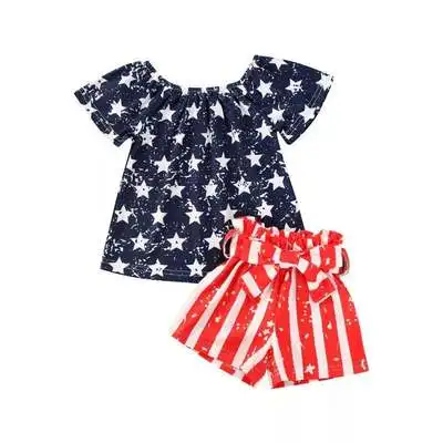 Wholsale Infant Independence Day Star Top With Shorts Boutique 4th July Girls Clothing Set, Picture
Wholsale Infant Independence Day Star Top With Shorts Boutique 4th July Girls Clothing Set, Picture