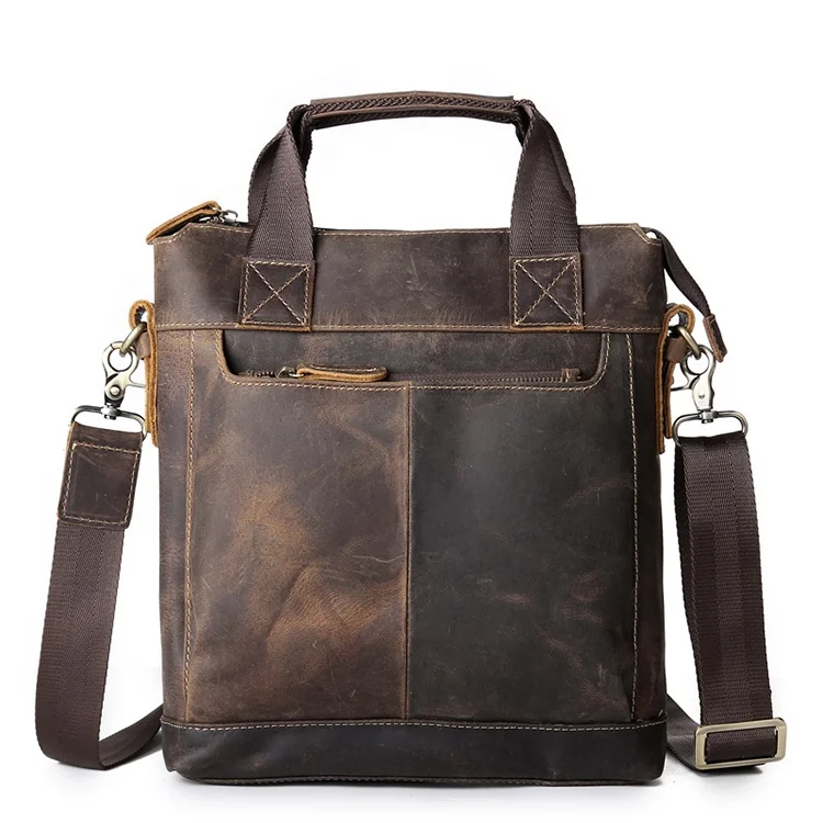 Factory direct sales retro crazy horse leather shoulder bag men's layer leather shoulder bag Messenger men's handbag 5803
Factory direct sales retro crazy horse leather shoulder bag men's layer leather shoulder bag Messenger men's handbag 5803