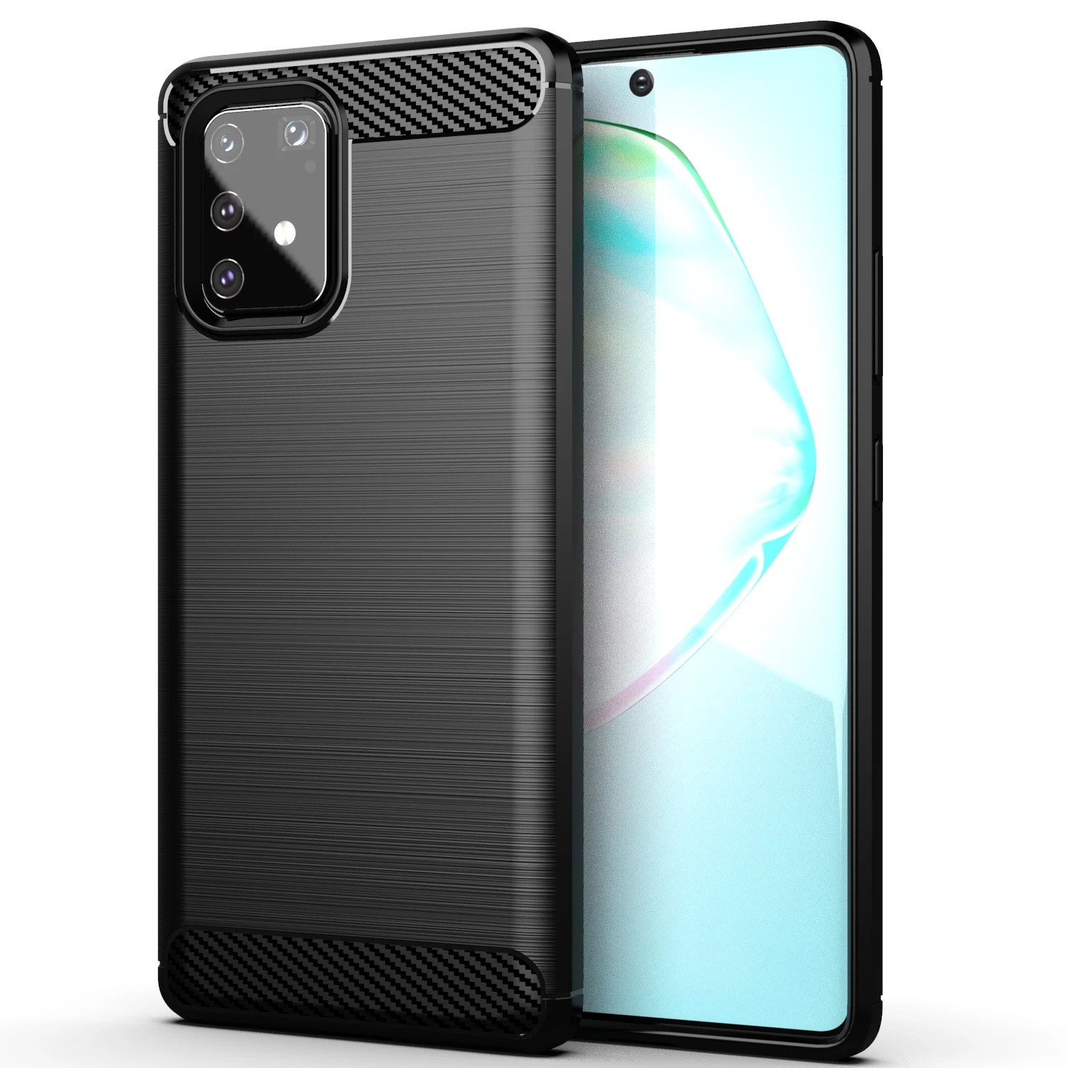 Real Fiber carbon Soft TPU Waterproof Phone Bag Factory Wholesale mobile phone back cover For Samsung Galaxy A91 M80S case, 4 colors
Real Fiber carbon Soft TPU Waterproof Phone Bag Factory Wholesale mobile phone back cover For Samsung Galaxy A91 M80S case, 4 colors