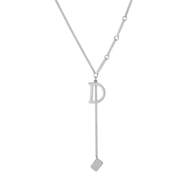 Korean version D letter titanium steel necklace hip-hop accessories fadeless long sweater chain women, "gold silver rose gold"
Korean version D letter titanium steel necklace hip-hop accessories fadeless long sweater chain women, "gold silver rose gold"