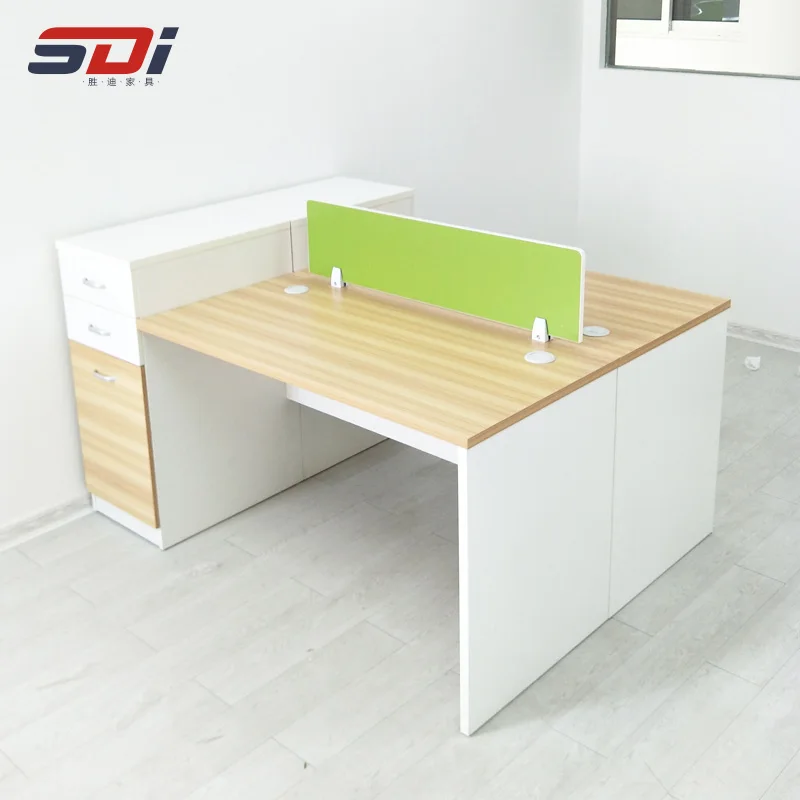 Modern Wooden Furniture Semi Circular Desk Chinese Factory Office