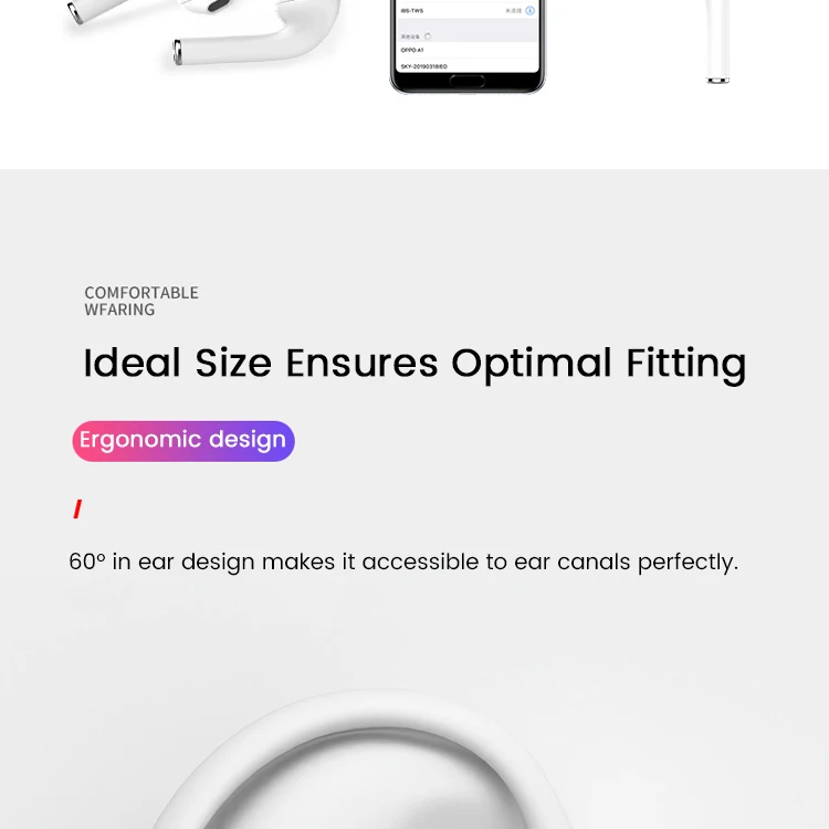 Somostel TWS i88 True Wireless Stereo Earbuds Bluetooth earphohne with wireless charging headphone for iphone - ANKUX.COM