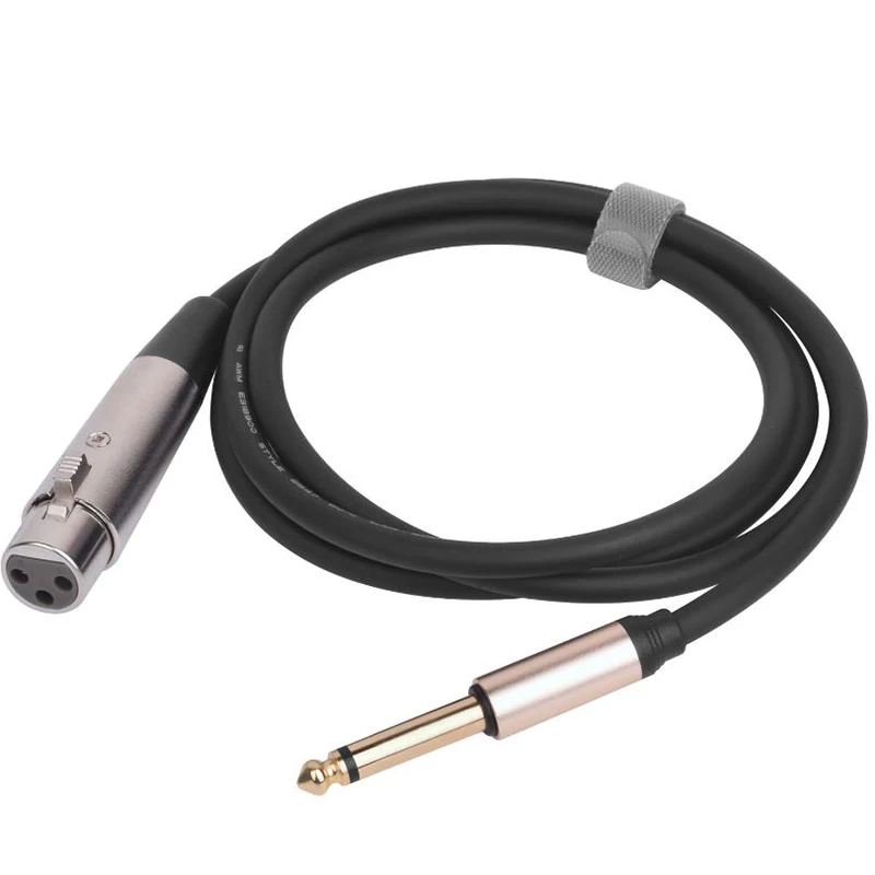 New Hot Microphone Wire Cord XLR Female To Jack 6.35/6.5mm Male Plug Audio Lead Microphones Cable, As the picture shows
New Hot Microphone Wire Cord XLR Female To Jack 6.35/6.5mm Male Plug Audio Lead Microphones Cable, As the picture shows