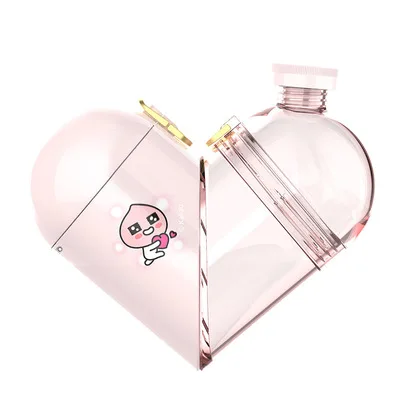 Summer outdoor portable storage ins style heart-shaped plastic strap water cup, Picture
Summer outdoor portable storage ins style heart-shaped plastic strap water cup, Picture