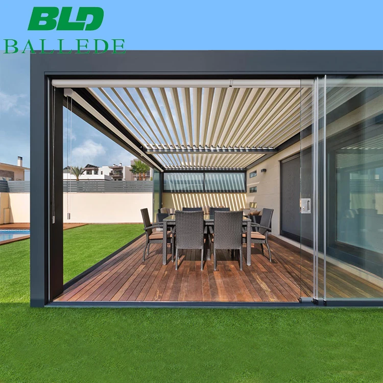 Outdoor bioclimatic swimming pool sun shade aluminium garden pergola, Match any color ral/ aluminium motorised pergola
Outdoor bioclimatic swimming pool sun shade aluminium garden pergola, Match any color ral/ aluminium motorised pergola