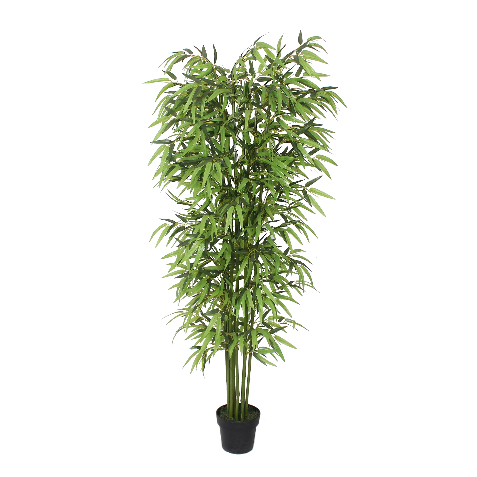 Latest product special design office use plastic artificial bamboo tree