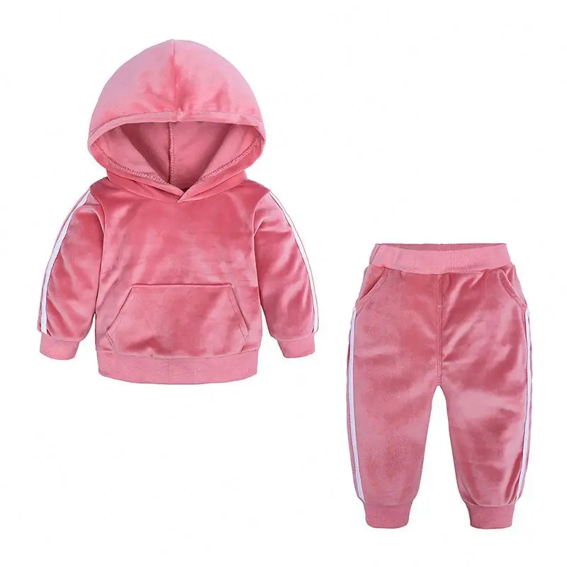 Black Two Piece Velvet Dress Hoodie Kids Set Baby Girls' Clothing Sets For Winter 
Black Two Piece Velvet Dress Hoodie Kids Set Baby Girls' Clothing Sets For Winter