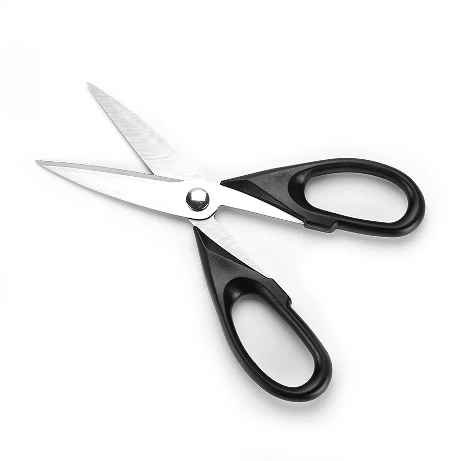 TPR Handle 420 J2 Stainless Steel Blades Multifunctional Household Cutting Crafting Scissors