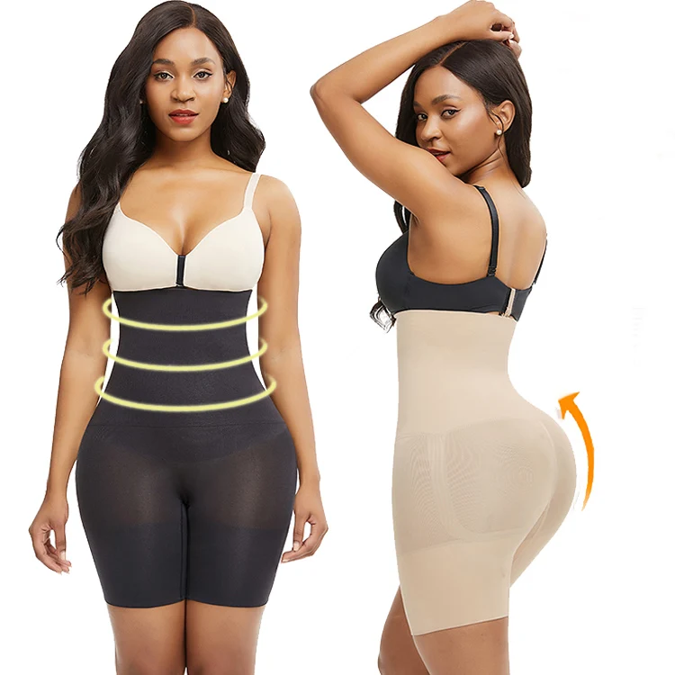 Heyboo High Waist Seamless Waist Trainer Plus Size Seamless Shapewear Butt Lifter, As shown
Heyboo High Waist Seamless Waist Trainer Plus Size Seamless Shapewear Butt Lifter, As shown