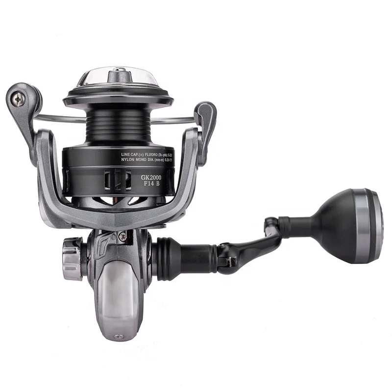 5.2:1 2000-4000 Good Quality fishing tackle wheel CNC handle spinning fishing reels
5.2:1 2000-4000 Good Quality fishing tackle wheel CNC handle spinning fishing reels