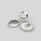 Flat pot magnet of NdFeB D25mm with pull force 200N nickel coated