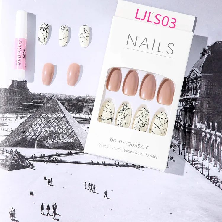 24 Pcs/Lot Amazon Hot Short Shinning Nail Art Tips With Glue T Head Salon Design Finger Full Cover Press On False Nails, Bright color
24 Pcs/Lot Amazon Hot Short Shinning Nail Art Tips With Glue T Head Salon Design Finger Full Cover Press On False Nails, Bright color