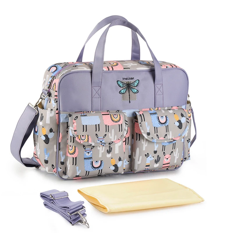 Wholesale Price New Fashion Printed Mommy Diaper Bag Backpack One Shoulder Mother Bag Large Capacity Nylon Mommy Baby Bag
Wholesale Price New Fashion Printed Mommy Diaper Bag Backpack One Shoulder Mother Bag Large Capacity Nylon Mommy Baby Bag