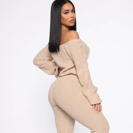 Women's Casual 2 Piece Sport Outfits Long Sleeve T-Shirt Bodycon Long Pants Joggers Tracksuit Set Loungewear sweater set, Customized color
Women's Casual 2 Piece Sport Outfits Long Sleeve T-Shirt Bodycon Long Pants Joggers Tracksuit Set Loungewear sweater set, Customized color