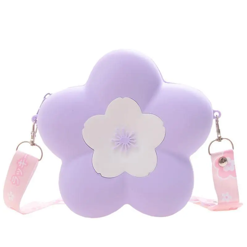 cute little girl 3d silicone flower shape bag 2021 parent-child soft silicone flower coin purses handbag purse 
cute little girl 3d silicone flower shape bag 2021 parent-child soft silicone flower coin purses handbag purse