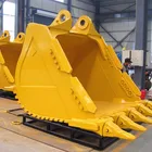 Bucket Cat/Jcb/Hitachi/Kubota/Komatsu 12ton Excavator Digging And Cleaning Bucket With Teeth And Pins