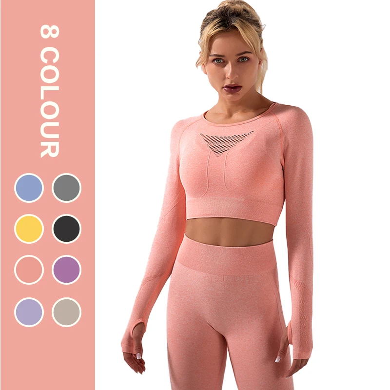 Wholesales 2 Piece Sport Set gym outfit Fitness Tracksuit Sports Shirts Crop Top Leggings Workout Seamless Yoga Suit, Light blue, yellow, orange, gray 
Wholesales 2 Piece Sport Set gym outfit Fitness Tracksuit Sports Shirts Crop Top Leggings Workout Seamless Yoga Suit, Light blue, yellow, orange, gray